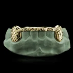 Solid Sterling Silver 6 Teeth with Connecting Bridge Grillz Bar - Image 4
