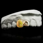 Leo Opal Zodiac Sign Double Cap Grillz